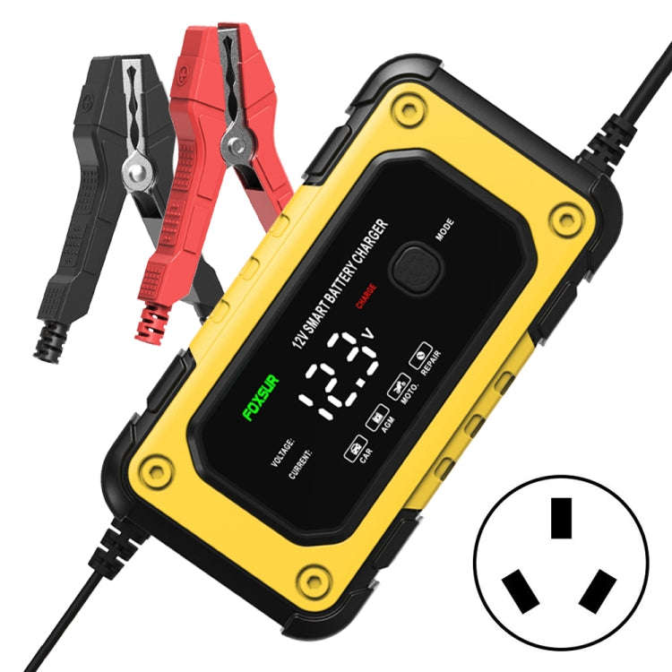 FOXSUR FBC1206E 6A 12V Car / Motorcycle Smart Battery Charger(AU Plug)