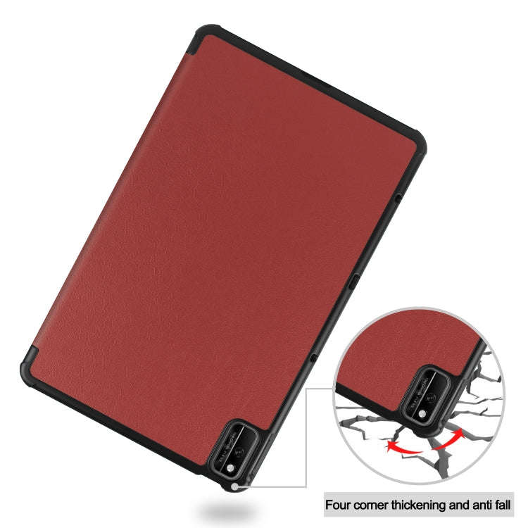For Huawei Honor V6 / MatePad 10.4 inch Universal Solid Color Anti-fall Horizontal Flip Tablet PC...