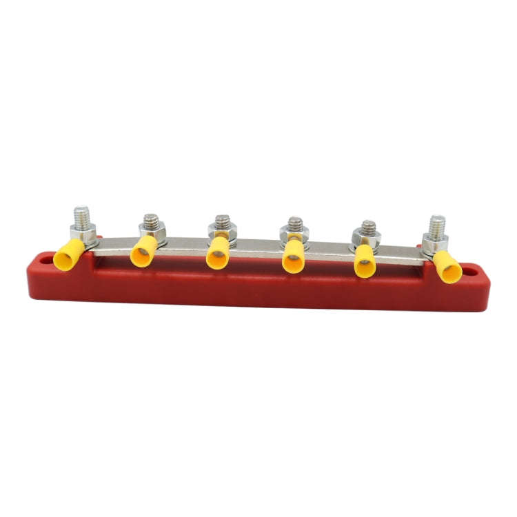CP-3123 RV Yacht 150A High Current Single-row 4-way Busbar with 6pcs Terminals
