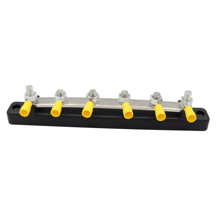 CP-3124 RV Yacht 150A High Current Single-row 4-way Busbar with 6pcs Terminals