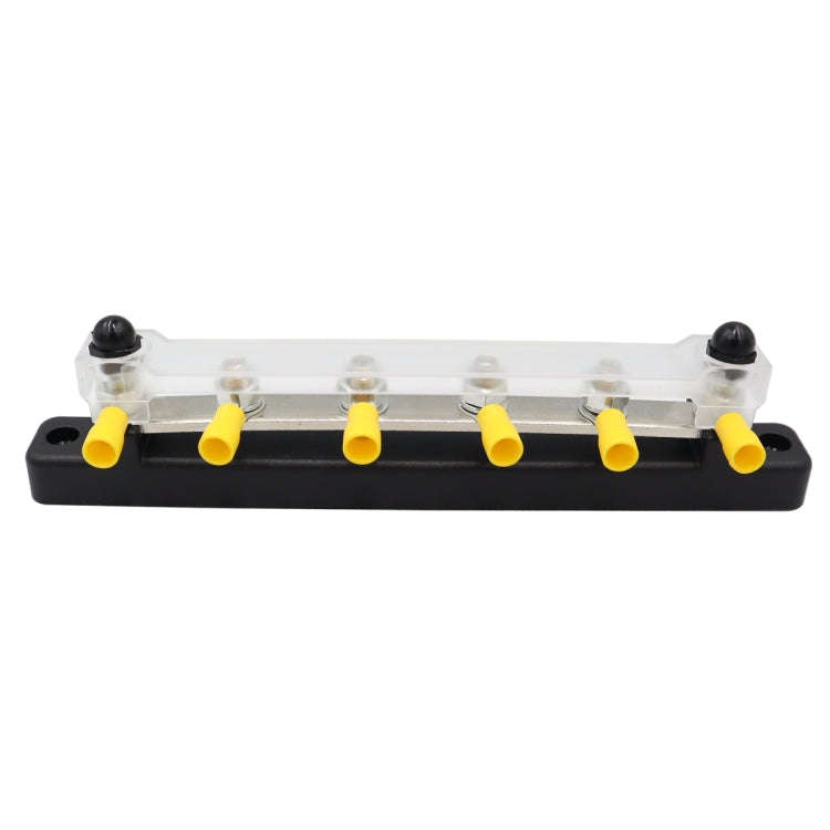 CP-3124 RV Yacht 150A High Current Single-row 4-way Busbar with 6pcs Terminals