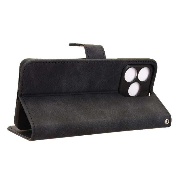 For Ulefone Note 18 Ultra Skin Feel Magnetic Flip Leather Phone Case(Black)