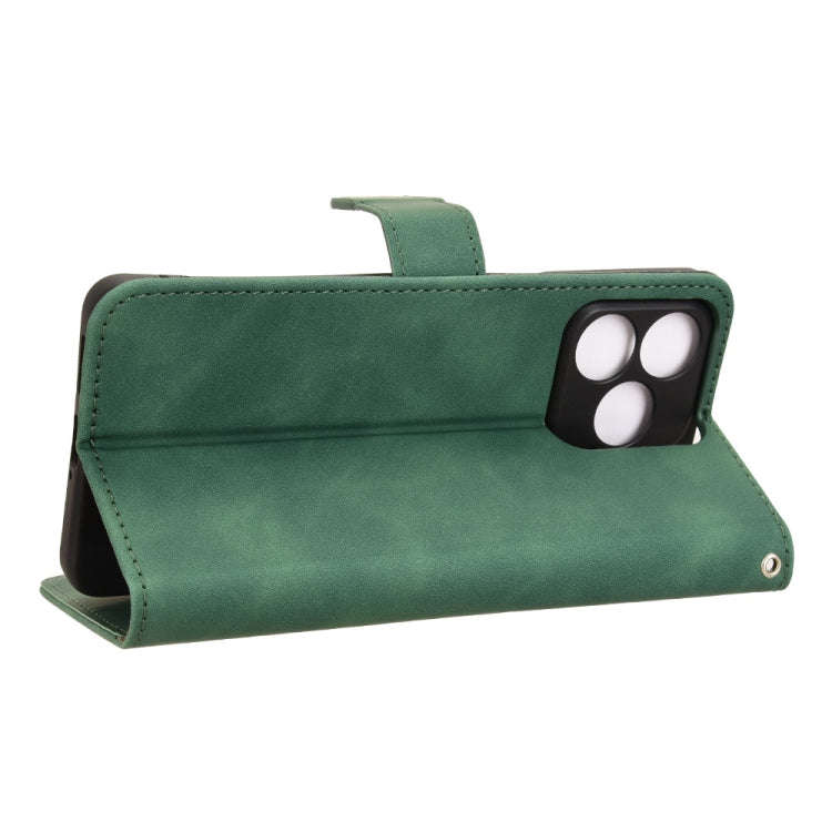 For Ulefone Note 18 Ultra Skin Feel Magnetic Flip Leather Phone Case(Green)