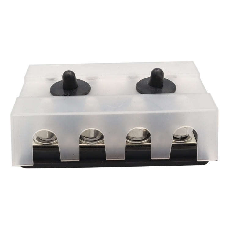 CP-3157 M10 RV Modified Yacht Double-row 4-way Busbar with Dust Cover