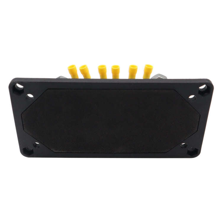 CP-3158 300A 12-48V RV Yacht Modified Double Row 12-way M6 Terminal Busbar with 12pcs Terminals