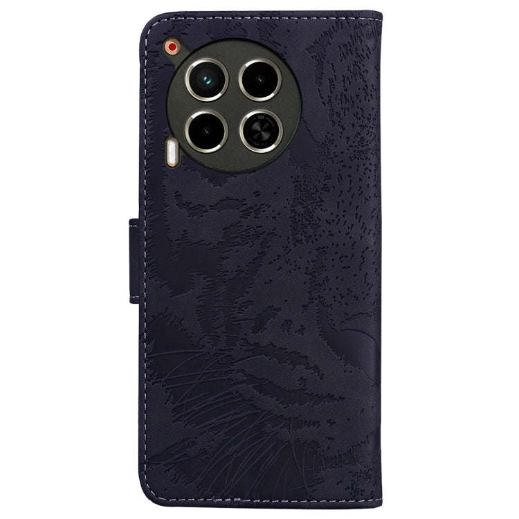 For Tecno Camon 30 4G / 5G Tiger Embossing Pattern Flip Leather Phone Case(Black)