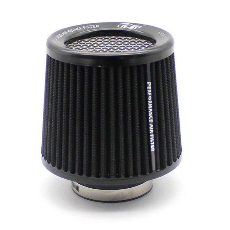 XH-UN077-079 Car High Flow Cold Cone Engine Air Intake Filter, Size:63mm(Black)