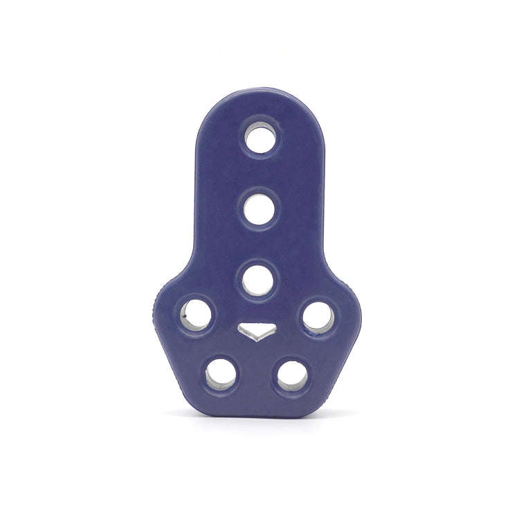 XH-6282 7 Holes Car Exhaust Hanger Bushing Muffler Rubber Insulator Mount Bracket(Blue)