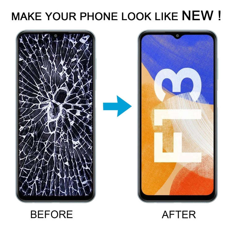 For Samsung Galaxy F13 SM-E135F Original LCD Screen Digitizer Full Assembly with Frame