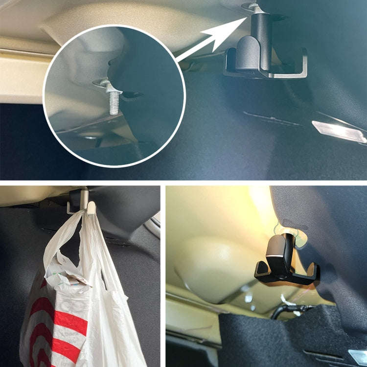 XH-6287 Car Trunk Organizer Bag Storage Aluminum Alloy Hook For Tesla Model 3 2018-2021(Blue)