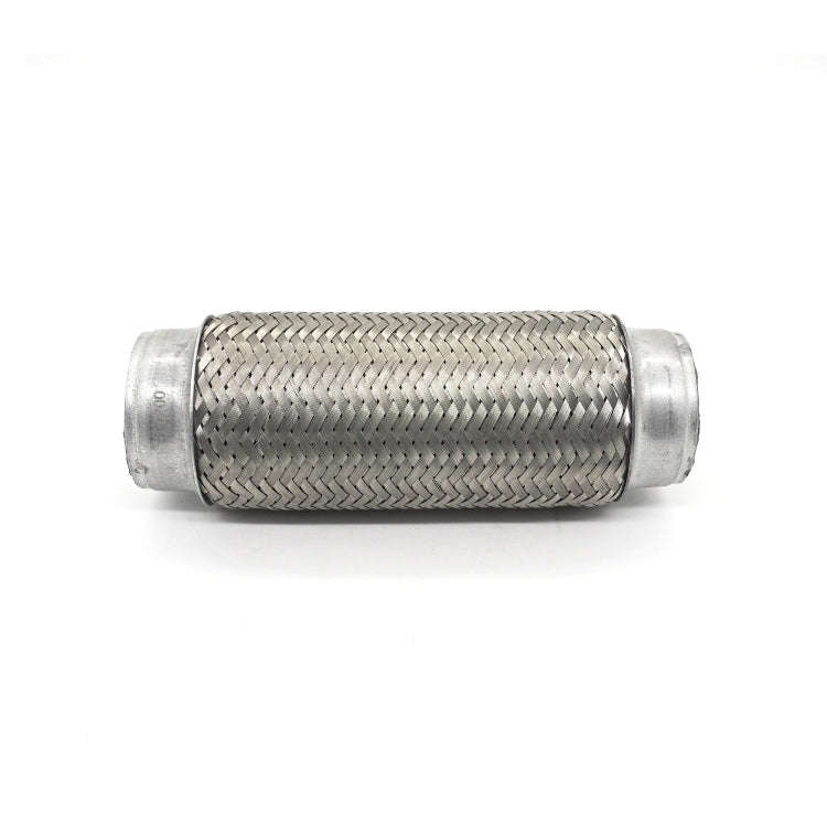XH-6172 Car Muffler Exhaust Pipe Silencer Nozzle Stainless Steel Exhaust, Size:63mm(Silver)