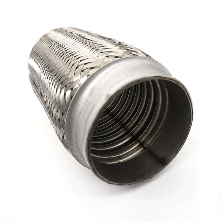XH-6172 Car Muffler Exhaust Pipe Silencer Nozzle Stainless Steel Exhaust, Size:63mm(Silver)