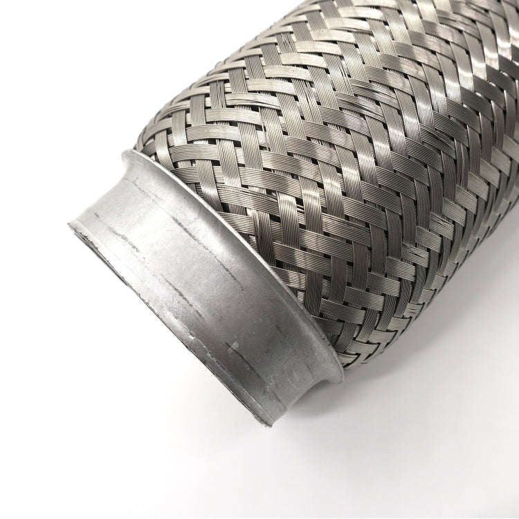 XH-6172 Car Muffler Exhaust Pipe Silencer Nozzle Stainless Steel Exhaust, Size:63mm(Silver)