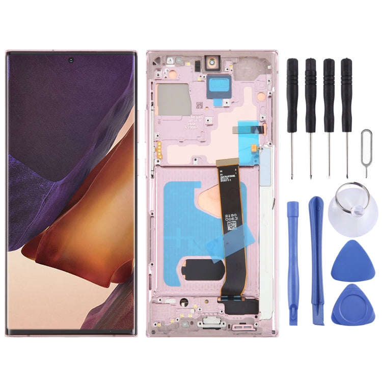 For Samsung Galaxy Note20 Ultra 5G SM-N986B 6.78 inch OLED LCD Screen Digitizer Full Assembly wit...