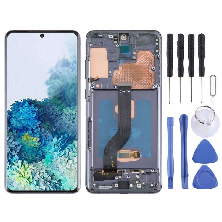 For Samsung Galaxy S20+ 4G/5G SM-G985/986 6.67 inch OLED LCD Screen Digitizer Full Assembly with ...