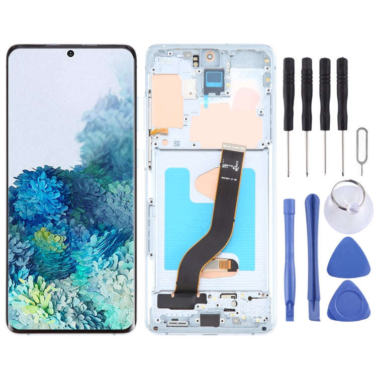 For Samsung Galaxy S20+ 4G/5G SM-G985/986 6.67 inch OLED LCD Screen Digitizer Full Assembly with ...