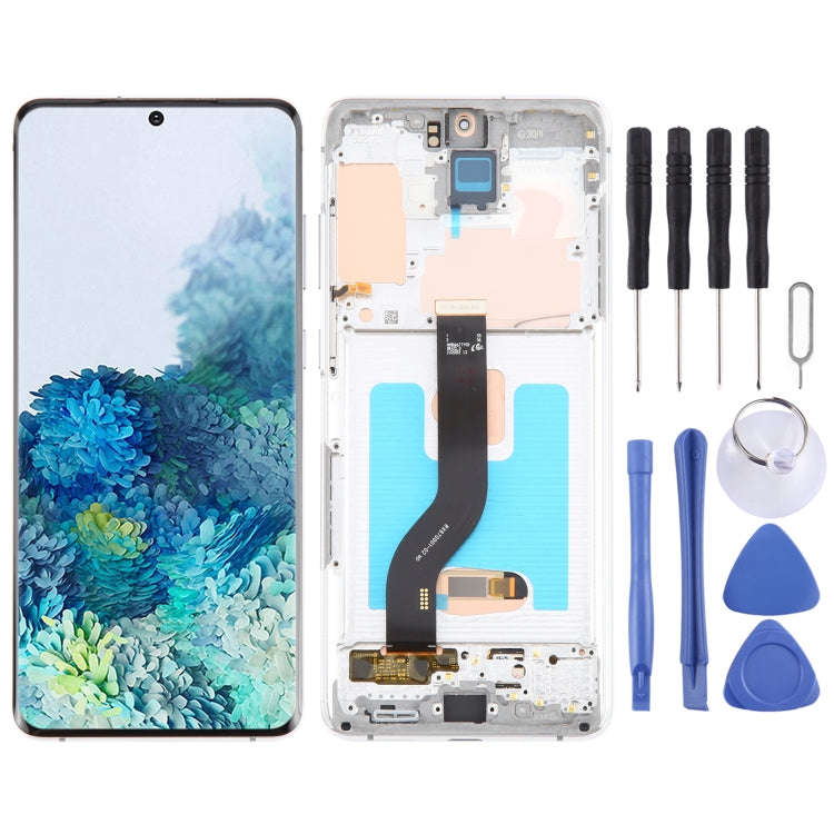For Samsung Galaxy S20+ 4G/5G SM-G985/986 6.67 inch OLED LCD Screen Digitizer Full Assembly with ...