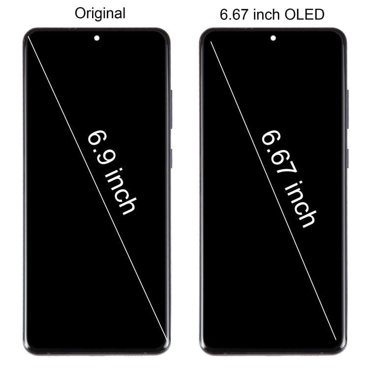 For Samsung Galaxy S20 Ultra 4G/5G SM-G988 6.67 inch OLED LCD Screen Digitizer Full Assembly with...