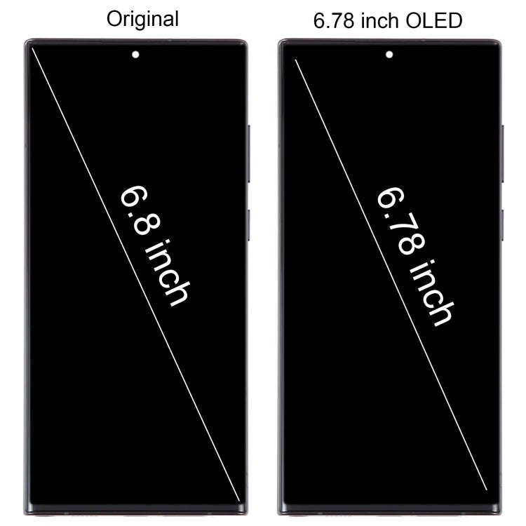 For Samsung Galaxy S22 Ultra 5G SM-S908B 6.78 inch EU Version OLED LCD Screen Digitizer Full Asse...