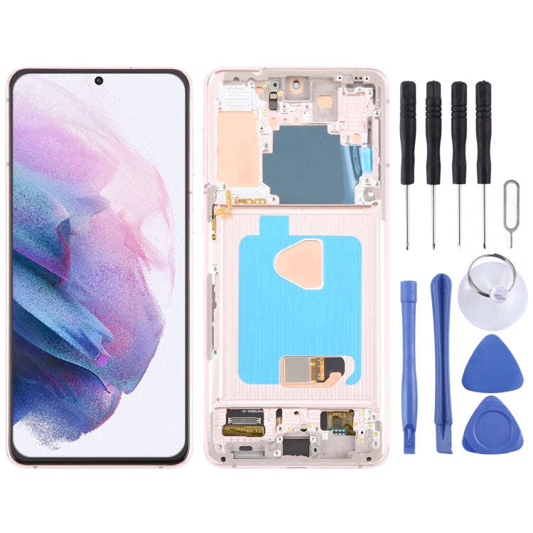 For Samsung Galaxy S21+ 5G SM-G996B 6.67 inch 6.67 inch OLED LCD Screen Digitizer Full Assembly w...