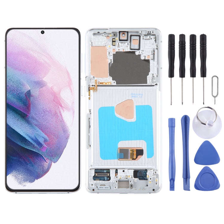 For Samsung Galaxy S21+ 5G SM-G996B 6.67 inch 6.67 inch OLED LCD Screen Digitizer Full Assembly w...