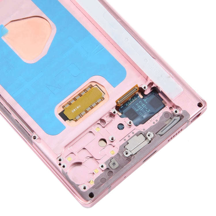 For Samsung Galaxy Note20 SM-N980 6.67 inch OLED LCD Screen Digitizer Full Assembly with Frame(Pink)