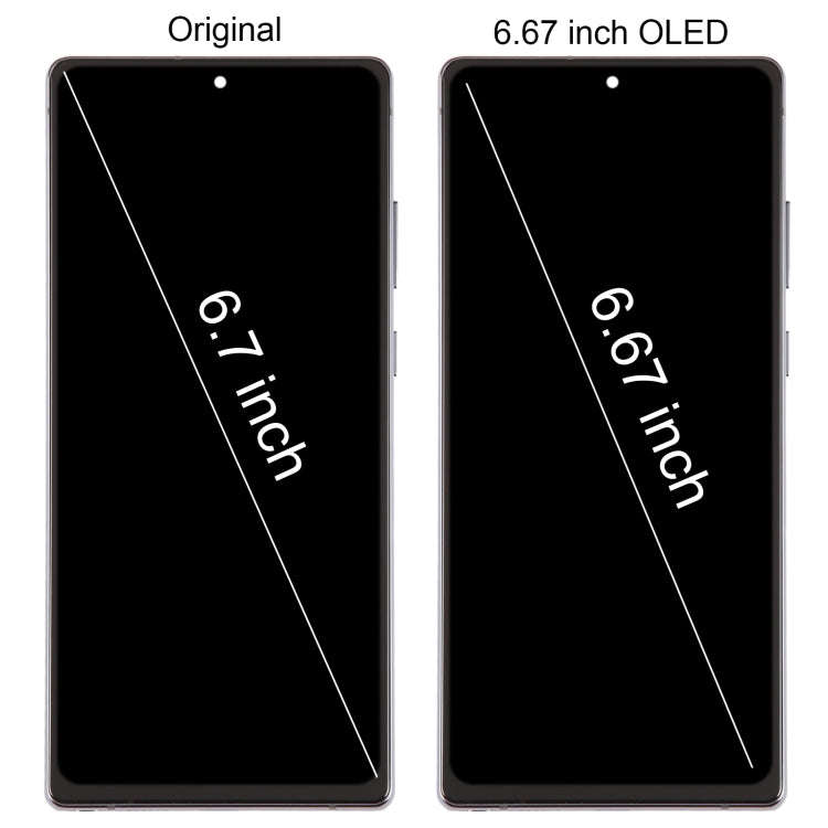 For Samsung Galaxy Note20 SM-N980 6.67 inch OLED LCD Screen Digitizer Full Assembly with Frame (G...
