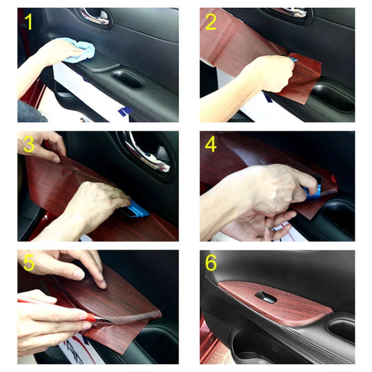 PVC Vinyl Wrap Sticker Decal Film, Size:50cm x 200cm(Glossy Wood Grain C)