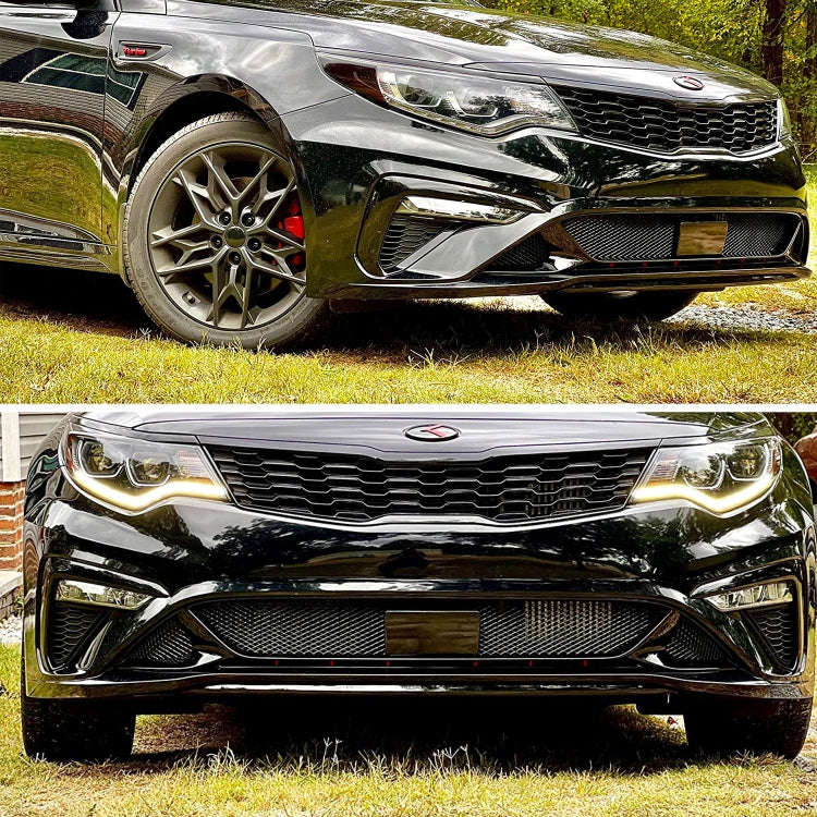 XH-6013 100x33cm Universal Car Grill Mesh Aluminum Alloy Grille Insert Bumper, Type:Small Hole(Si...
