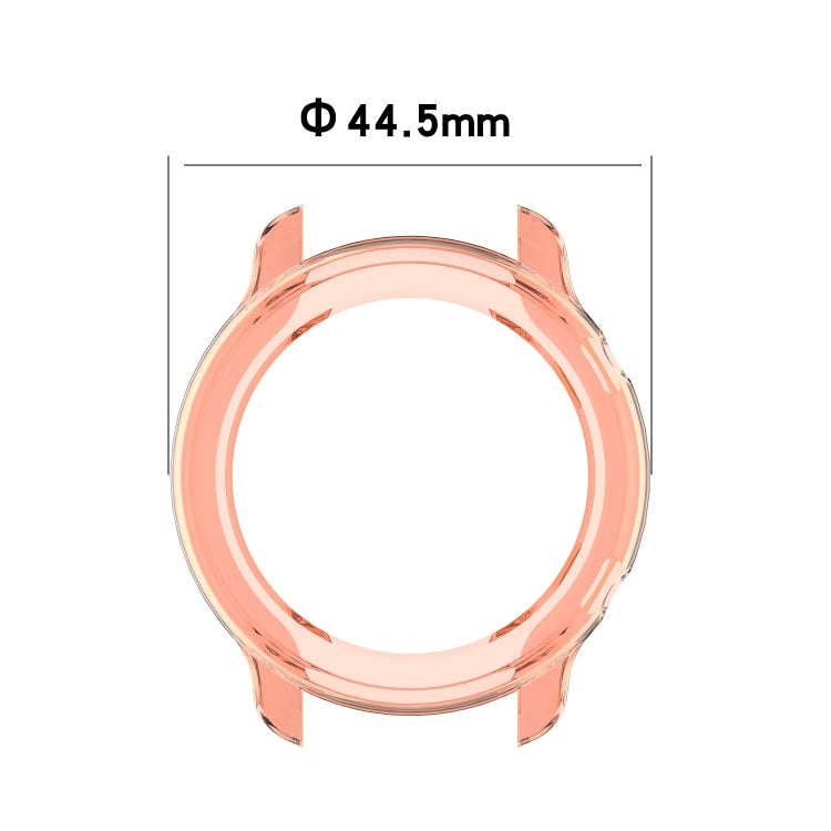 For Huami Amazfit GTR 42mm TPU Half Case Watch Case(Transparent Black)
