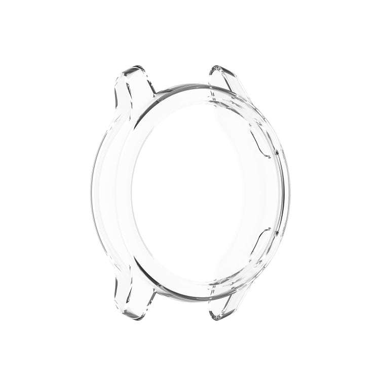 For Garmin Venu TPU Wrapped Empty Half Case Watch Case(Transparent White)