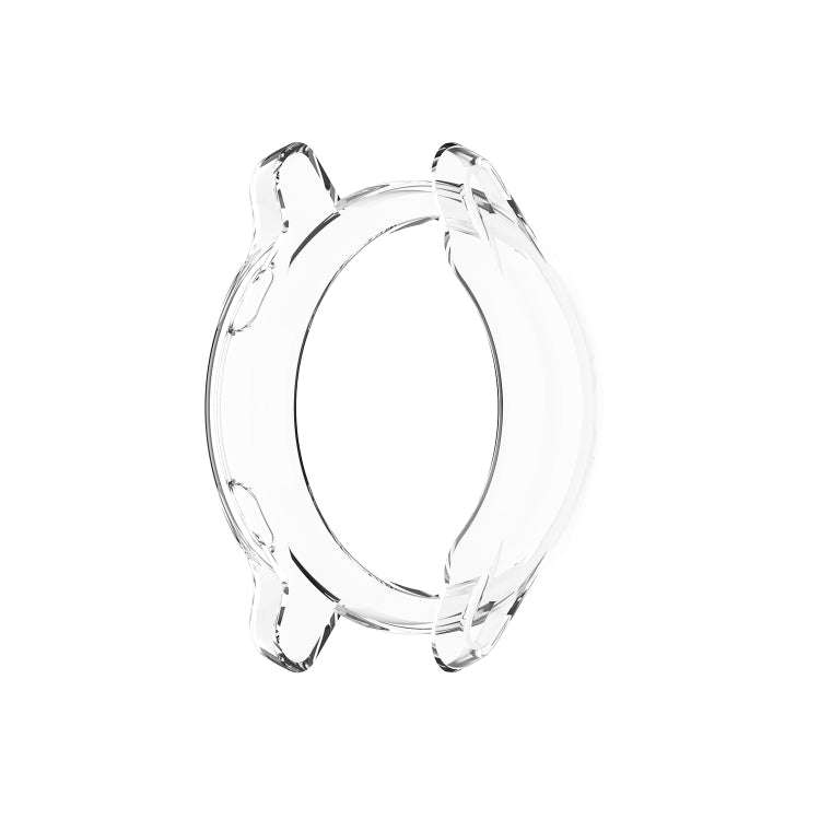 For Garmin Venu TPU Wrapped Empty Half Case Watch Case(Transparent White)