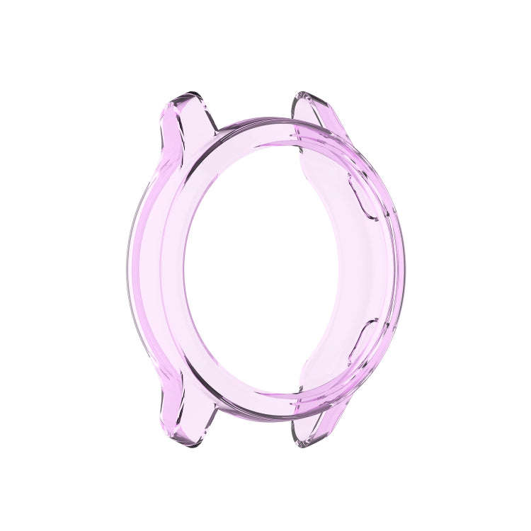 For Garmin Venu TPU Wrapped Empty Half Case Watch Case(Transparent Purple)