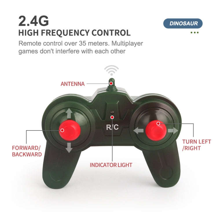 JJR/C Q148 2.4G Remote Control Dinosaur Climbing Car(Green)