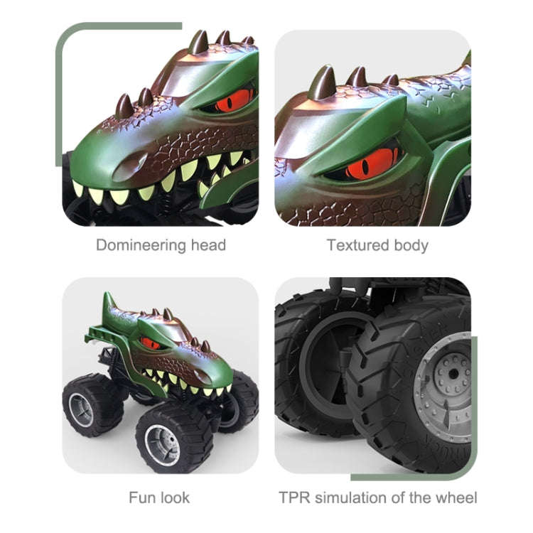 JJR/C Q148 2.4G Remote Control Dinosaur Climbing Car(Green)