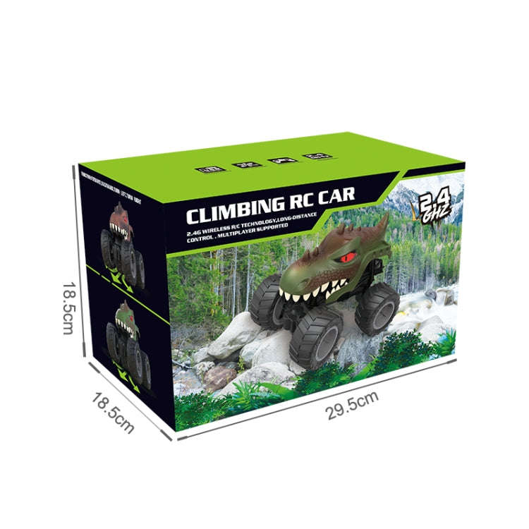 JJR/C Q148 2.4G Remote Control Dinosaur Climbing Car(Green)
