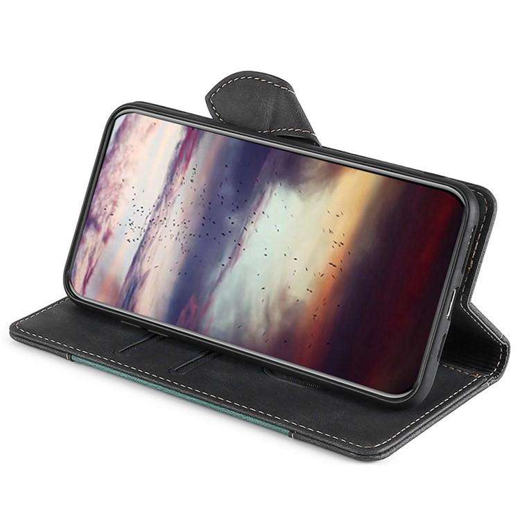 For Honor X8c 4G Skin Feel Magnetic Buckle Leather Phone Case(Black)