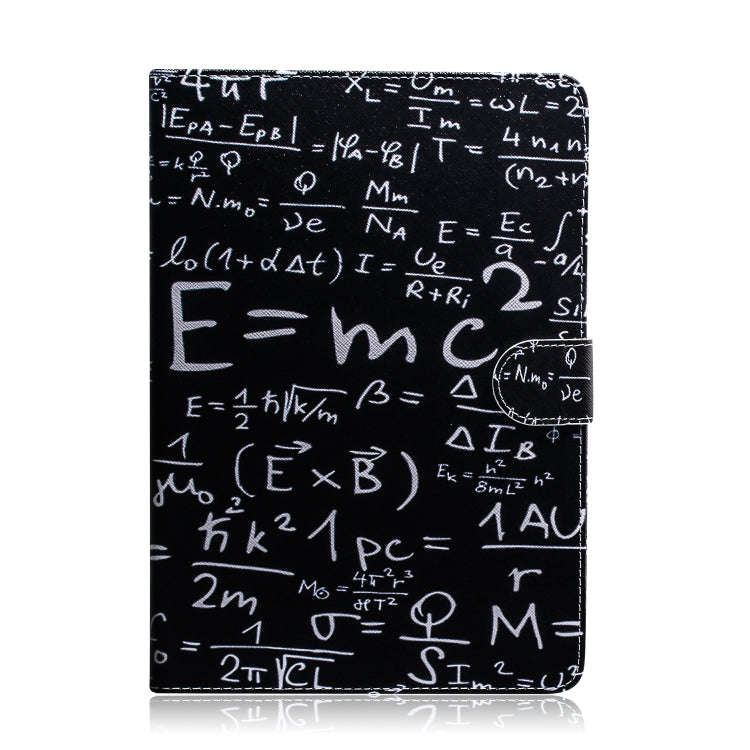 For Huawei MatePad Colored Drawing Pattern Horizontal Flip PU Leather Case with Holder & Card Slo...