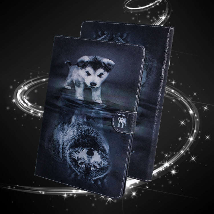 For Huawei MatePad T8 Colored Drawing Pattern Horizontal Flip PU Leather Case with Holder & Card ...