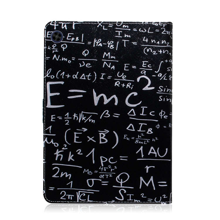 For Huawei MatePad T8 Colored Drawing Pattern Horizontal Flip PU Leather Case with Holder & Card ...