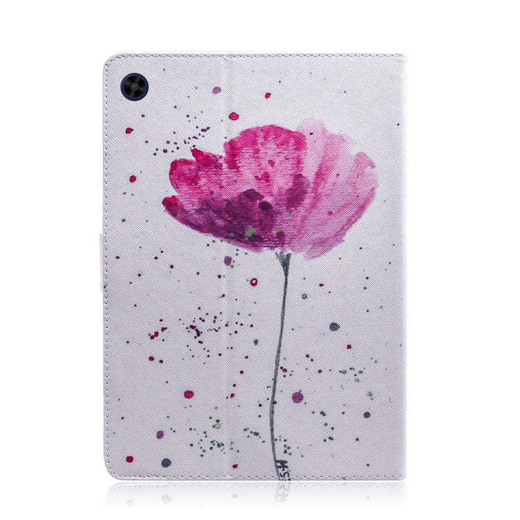 For Huawei MatePad T8 Colored Drawing Pattern Horizontal Flip PU Leather Case with Holder & Card ...
