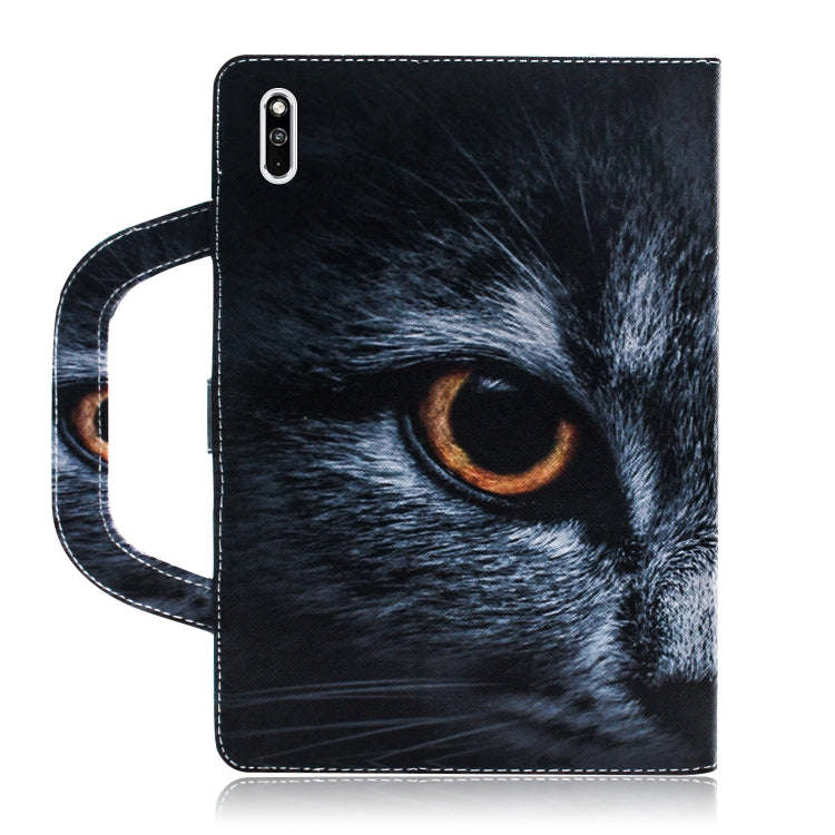 For Huawei MatePad 3D Colored Drawing Horizontal Flip Leather Case with Holder & Card Slot & Wall...