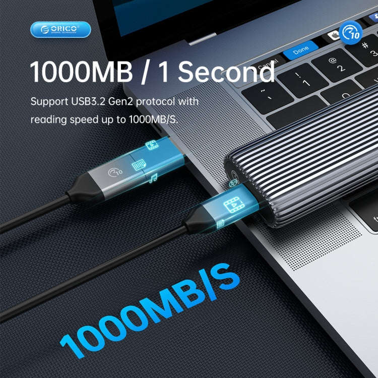 ORICO AM2C3-G2 M.2 NVME SSD Enclosure(Grey)