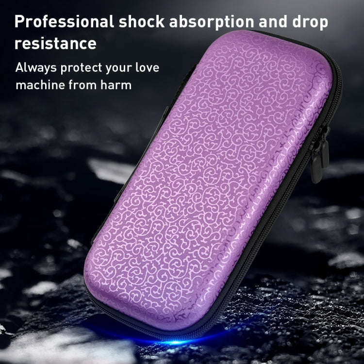 For Nintendo Switch Game Console Dragon Claw Pattern Storage Bag(Purple)