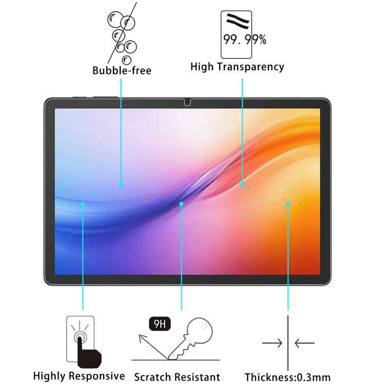 For Doogee Tab G6 Plus 11 inch 9H 0.3mm Explosion-proof Tempered Glass Film