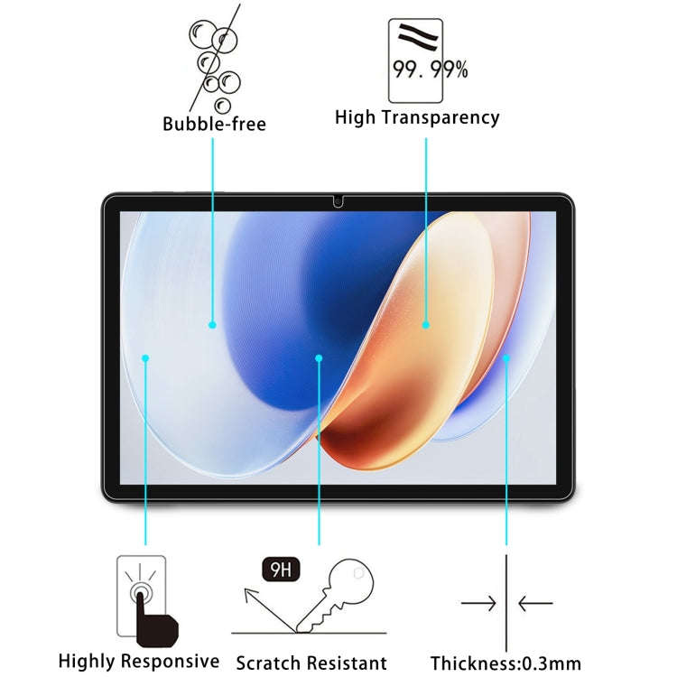 For Doogee T30E 10.1 25pcs 9H 0.3mm Explosion-proof Tempered Glass Film