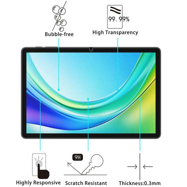 For Doogee Tab G6 11 inch 25pcs 9H 0.3mm Explosion-proof Tempered Glass Film