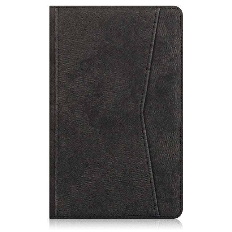 For Huawei MatePad T8 Marble Cloth Texture Horizontal Flip Leather Case with Card Slot & Holder(B...