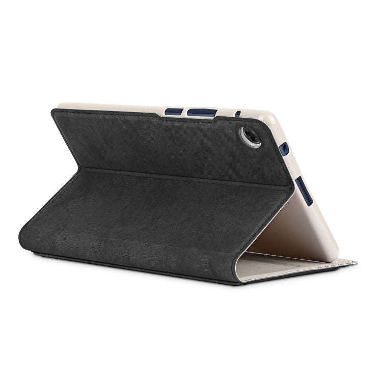 For Huawei MatePad T8 Marble Cloth Texture Horizontal Flip Leather Case with Card Slot & Holder(B...