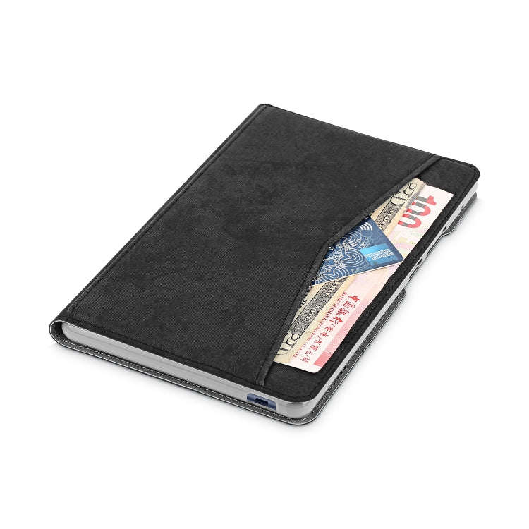 For Huawei MatePad T8 Marble Cloth Texture Horizontal Flip Leather Case with Card Slot & Holder(B...